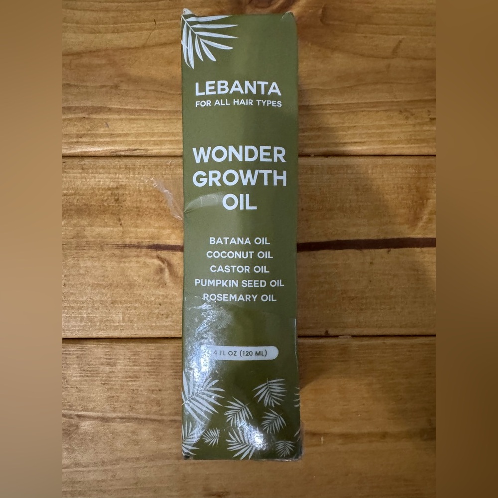 Lebanta Wonder Growth Oil for All Hair Types 4oz